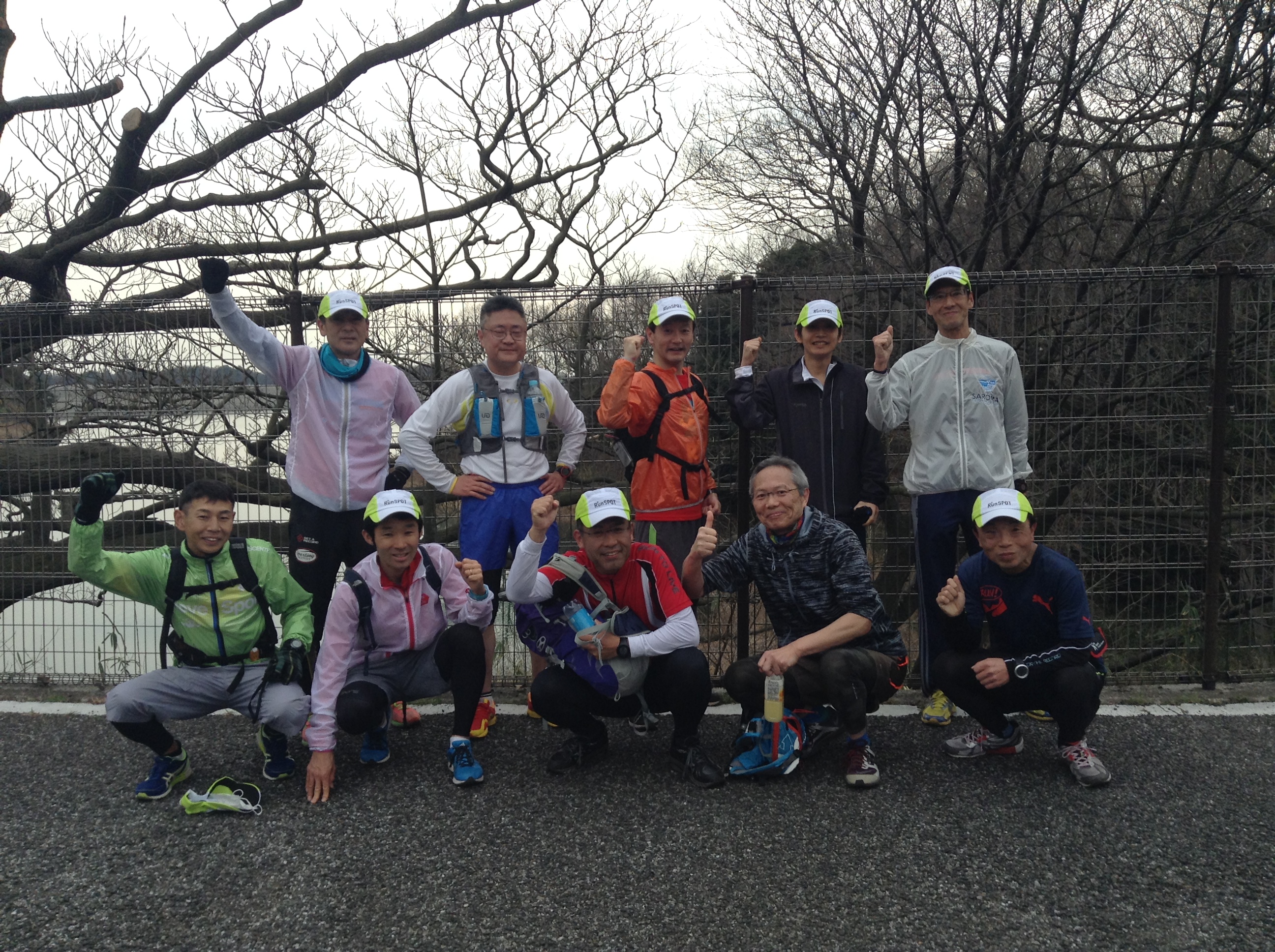 1キロ6分チームは約45km走りました!!