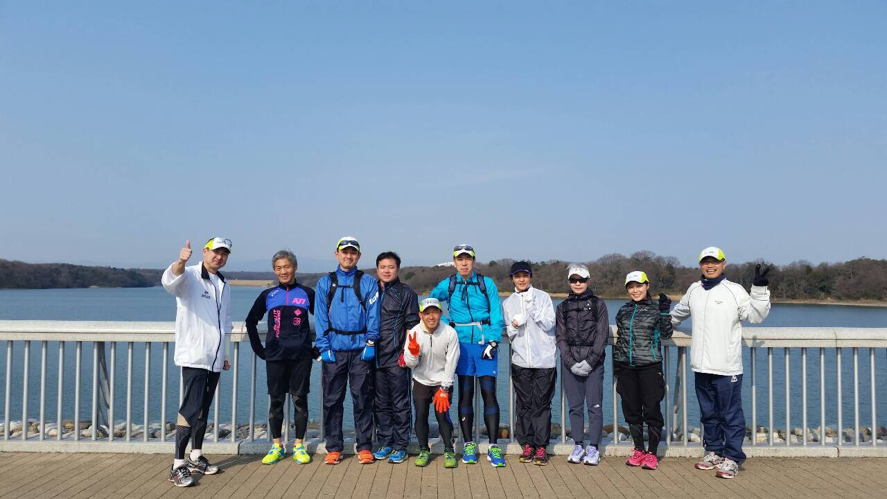 1キロ7分チーム!!　お互い完走目指して!!頑張るぞ!!